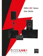 Martin Audio CDD-LIVE! Series User Manual предпросмотр