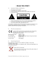 Preview for 3 page of Martin Audio DX1.5 Manual