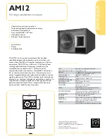 Martin Audio Full-range Weatherised Enclosure AM12 Technical Specifications preview