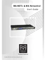 Preview for 1 page of Martin Audio MA NETCONTROL User Manual