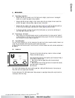 Предварительный просмотр 12 страницы Martin Audio MA1400 Manual