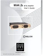 Preview for 22 page of Martin Audio MA4.2s User Manual