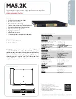 Preview for 1 page of Martin Audio MA5.2K Specifications