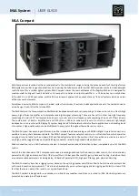 Preview for 61 page of Martin Audio MLA User Manual