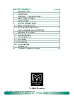 Martin Audio Screen Channel Manual preview