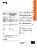 Preview for 5 page of Martin Audio WW33 Specification Sheet