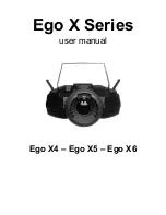 Предварительный просмотр 1 страницы Martin Professional Ego X4 User Manual