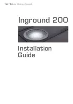 Preview for 1 page of Martin Professional Inground 200 Installation Manual