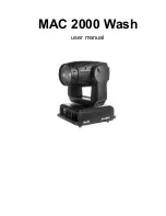 Martin Professional MAC 2000 Profile II User Manual preview