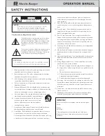 Preview for 2 page of Martin Ranger Pure Sound 11 Recording Owner'S Manual