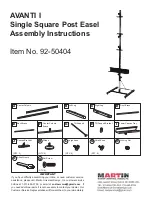 Martin Universal Design AVANTI I Assembly Instructions preview