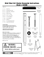 Preview for 1 page of Martin Universal Design U9102 Assembly Instructions