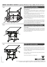 Preview for 4 page of Martin Universal Design Weber Creation Station U-DS90W Assembly Instructions