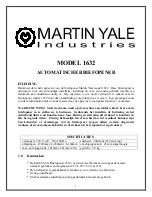 Preview for 5 page of Martin Yale Industries 1632 Manual