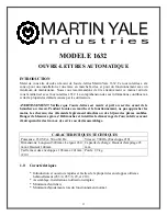 Preview for 13 page of Martin Yale Industries 1632 Manual