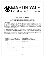 Preview for 17 page of Martin Yale Industries 1632 Manual