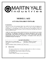 Preview for 29 page of Martin Yale Industries 1632 Manual