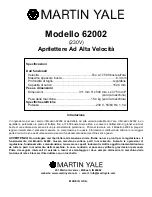 Предварительный просмотр 29 страницы Martin Yale Industries 62001 Manual