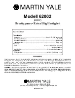 Предварительный просмотр 41 страницы Martin Yale Industries 62001 Manual