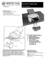 Preview for 1 page of Martin Yale Industries RapidFOLD P7200 Instruction Manual