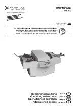 Martin Yale 2601 Operating Instructions Manual preview