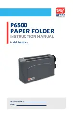 Martin Yale my OFFICE PRODUCTS P6500 Instruction Manual preview