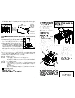 Martin Yale P7400 Instruction Manual preview