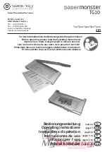 Preview for 2 page of Martin Yale Papermonster TG10 Operating Instructions Manual