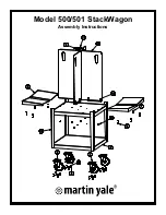 Martin Yale StackWagon 500 Assembly Instructions предпросмотр