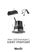 Предварительный просмотр 1 страницы Martin Alien LED Downlight User Manual