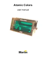 Предварительный просмотр 1 страницы Martin Atomic Colors User Manual