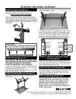 Preview for 4 page of Martin Avanti U-7100 Assembly Instructions