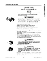 Preview for 25 page of Martin CleanScrape Small Cleaner Operator'S Manual