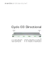 Предварительный просмотр 1 страницы Martin Cyclo 03 Directional User Manual