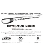 Martin DC2500 Instruction Manual preview