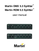 Martin DMX 5.3 Splitter User Manual preview