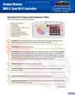 Preview for 7 page of Martin DMX 8 Zone Product Manual