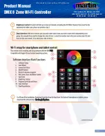 Preview for 8 page of Martin DMX 8 Zone Product Manual