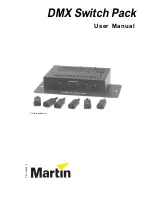 Martin DMX Switch Pack User Manual preview