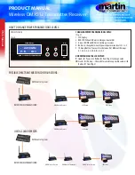 Предварительный просмотр 2 страницы Martin DMX Wireless Transmitter Receiver Product Manual