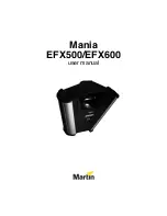 Preview for 1 page of Martin EFX500 User Manual