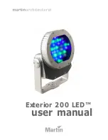 Martin Exterior 200 LED User Manual предпросмотр