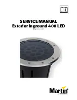 Preview for 1 page of Martin Exterior Inground 400 Service Manual