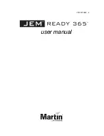 Martin JEM Ready 365 User Manual preview