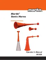 Martin M3829 Operator'S Manual preview