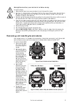 Предварительный просмотр 21 страницы Martin MAC 401 CT Zoom User Manual