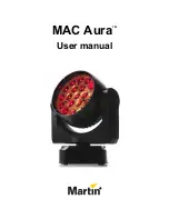 Предварительный просмотр 1 страницы Martin MAC Aura User Manual