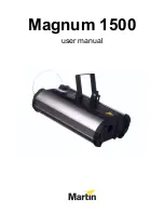 Preview for 1 page of Martin Magnum 1500 User Manual