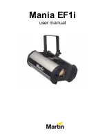 Martin Mania EF1i User Manual preview