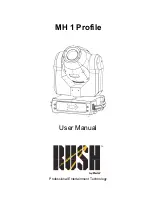 Предварительный просмотр 1 страницы Martin MH 1 Profile User Manual